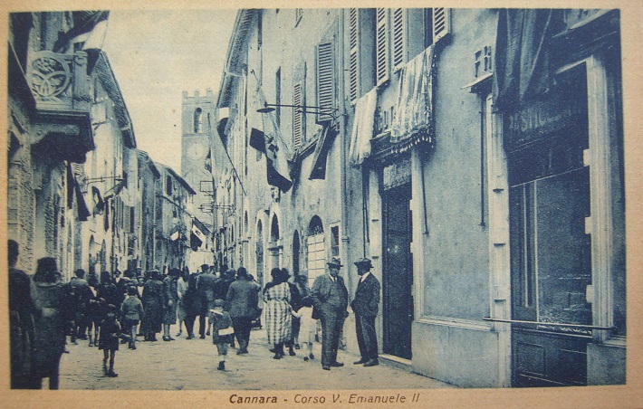 Cannara — Corso Vittorio Emanuele II (inizi '900)