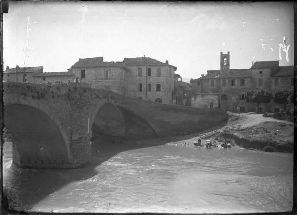 Cannara — Ponte sul Topino (1926) — foto E. Sommariva