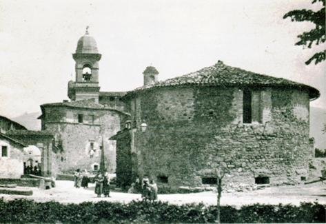 Cannara — Antica veduta della chiesa